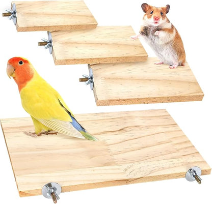 BILLIOTEAM 4-Size Bird Platforms by Unknown