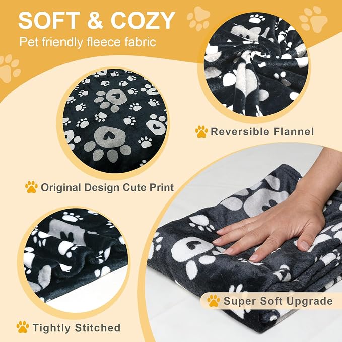 Dog Blanket, Soft Fleece Dog Blankets - Image 3