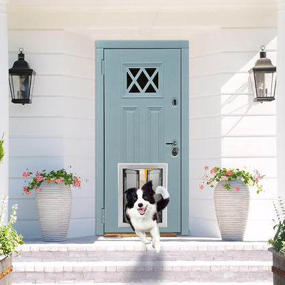 Large Dog Door, Aluminum Frame Doggy Door, Weatherproof Dogs Doors - Image 8