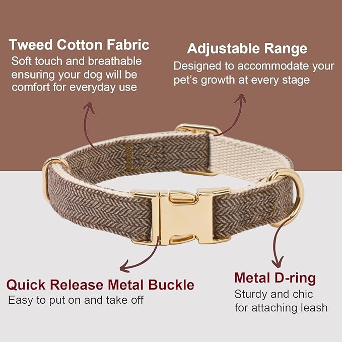 Soft Cotton Hemp Dog Collar - Image 2