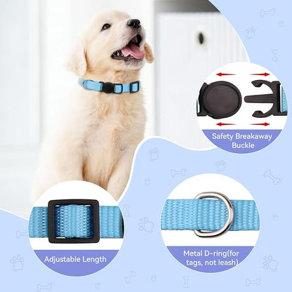 Puppy Collars for Litter, Puppy Collars for Small Puppies Soft Nylon Safety - Image 3