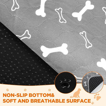 Washable Pee Pads for Dogs Large 72" x 72" 2-Pack Reusable Puppy Pads Pet - Image 2