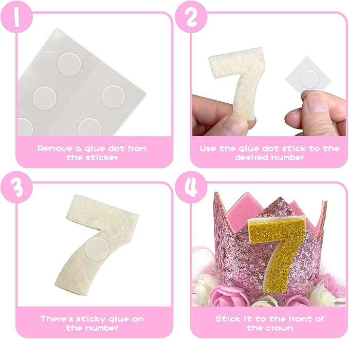 Pet Crown Dog Birthday Hat Reusable Birthday Party Crown Girl Cat Doggie - Image 7