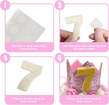 Pet Crown Dog Birthday Hat Reusable Birthday Party Crown Girl Cat Doggie - Image 7