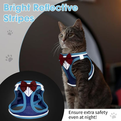 Cat Vest Harness and Leash Set for Walking, Escape Proof, Adjustable Kitten - Image 5