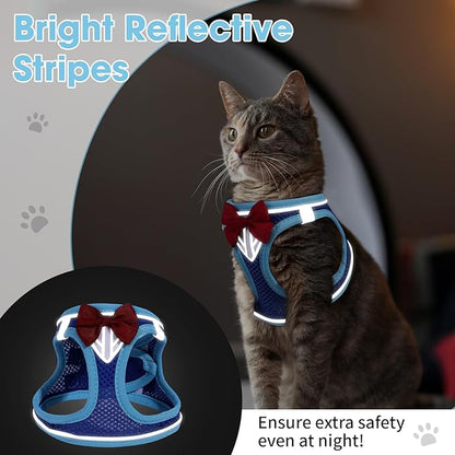 Cat Vest Harness and Leash Set for Walking, Escape Proof, Adjustable Kitten - Image 5