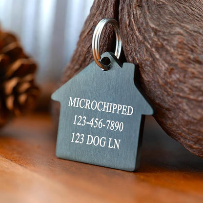 Ultra Joys Cat ID Tag Personalized Pet Tags, Durable Stainless Steel Small Pet - Image 3