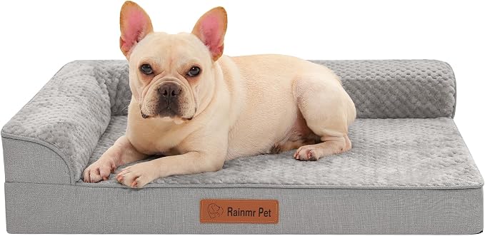 Orthopedic Dog Bed for Small and Medium Dogs, Memory Foam Pet Bed by RainmrBedding
