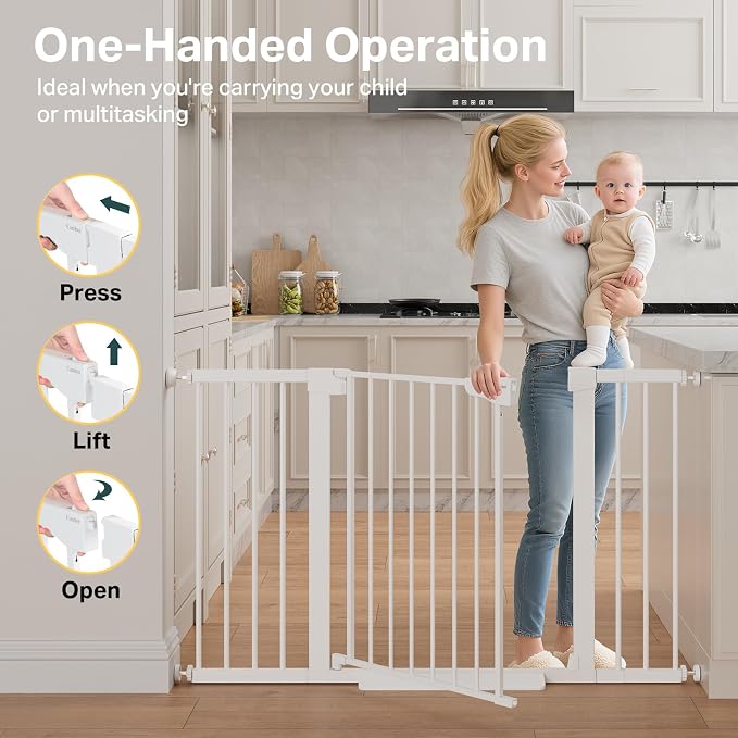 Cumbor 29.7"–51.5" Extra Wide Baby Gate - Image 8