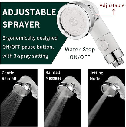 ZCONIEY Sink Faucet Sprayer Attachment, Shower Head Attaches To Tub Faucet - Image 5