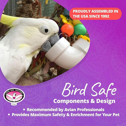 Super Bird Creations SB751 PVC Forager Bird Toy, Medium/Large Bird Size - Image 8