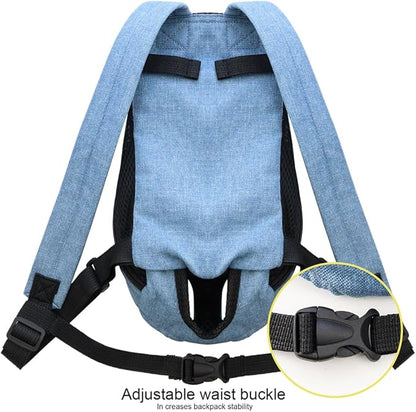 Pet Carrier Backpack, Adjustable Backpack Legs Out Easy-fit Chest Carrier - Image 4