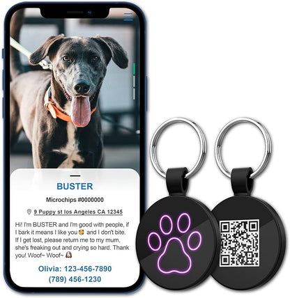 MYLUCKYTAG QR Code Pet ID | Personalized Dog & Cat Collar Tag | Online Profile - Image 4