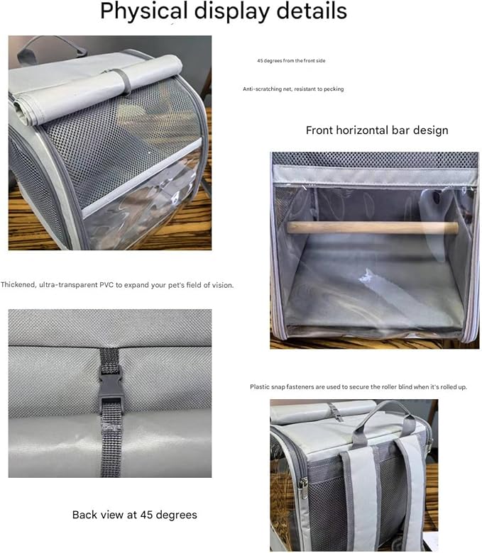 Durability Polyester Bird Travel Carriers Backpacks - Image 8