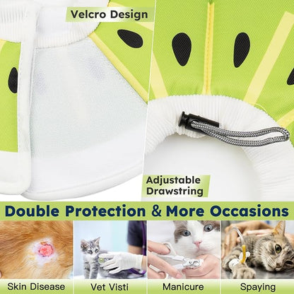 Cat Cone Collar Soft, Waterproof Cat Recovery Collar After Surgery, Adjustable - Image 3