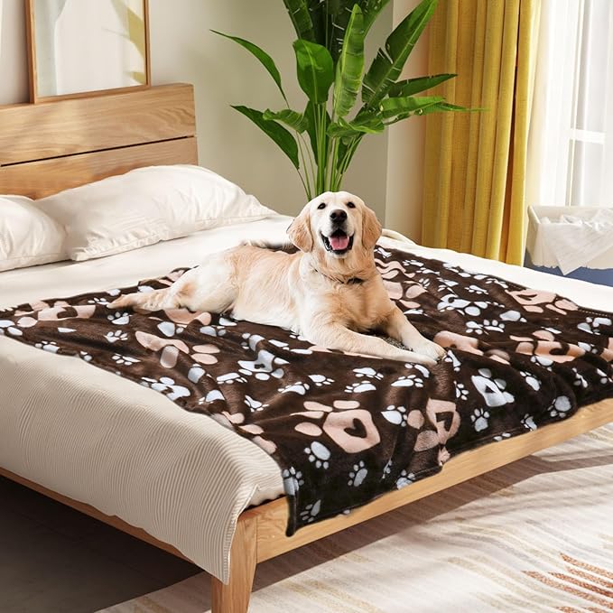 Dog Blanket, Soft Fleece Dog Blankets by Gowyeg