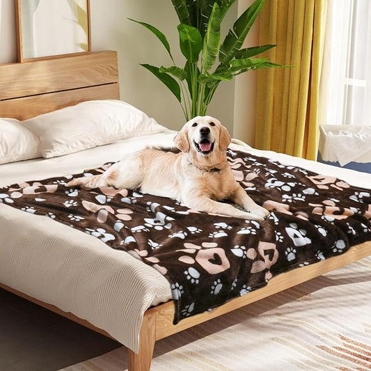 Dog Blanket, Soft Fleece Dog Blankets by Gowyeg