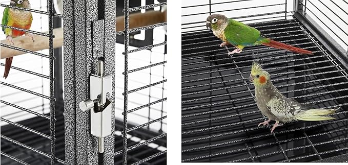 Portable and Durable Heavy Duty Travel Vet Bird Parrot Carrier Play Stand Perch - Image 9
