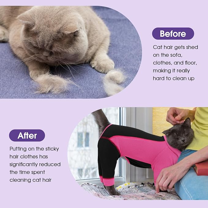 SUNFURA Hair Sticky Cat Clothes, Cat Sweater - Image 4