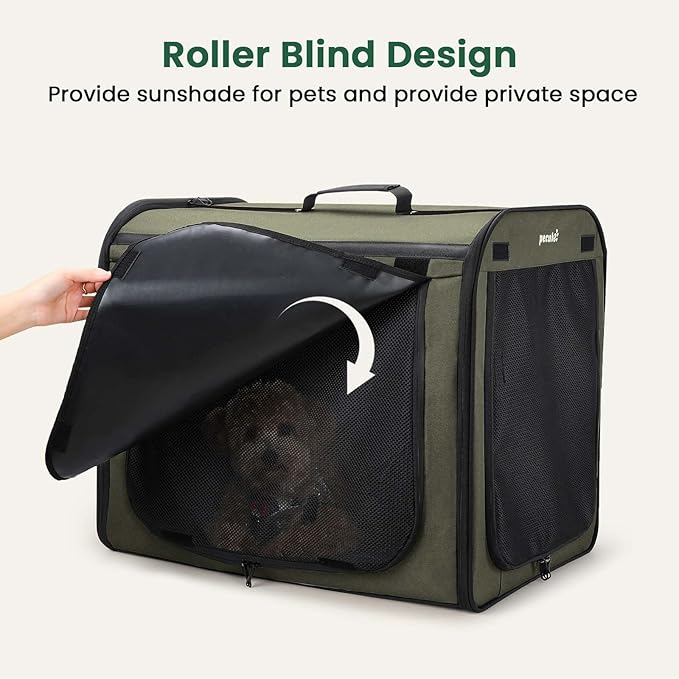 Dog Car Carrier Light Weight 24×17.7×20.5in, Dog Carrier Easy to Assemble - Image 7