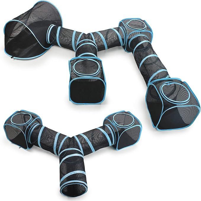 INTURN Cat Furniture Tent for Indoor and Outdoor Playpen Portable Cat Tunnels - Image 7