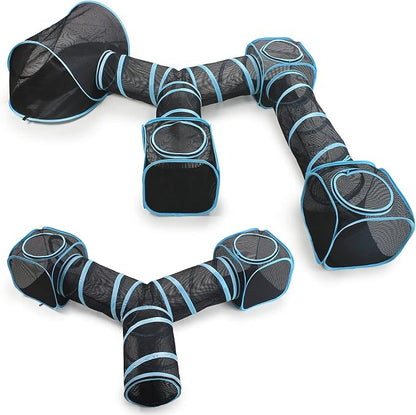 INTURN Cat Furniture Tent for Indoor and Outdoor Playpen Portable Cat Tunnels - Image 7