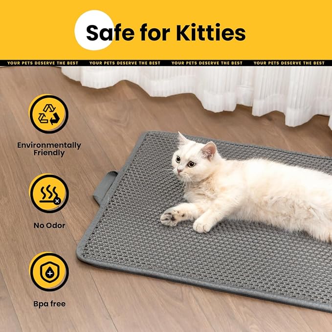 Cat Litter Mat New Size 23.6"x14.6" - Image 5