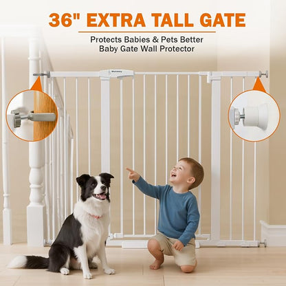 Mumeasy 36" Extra Tall Baby Gate - Image 5