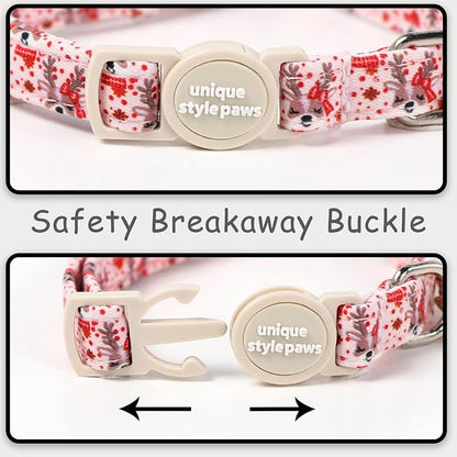 Unique style paws 2 Pack Christmas Kitten Collar Breakaway - Image 3