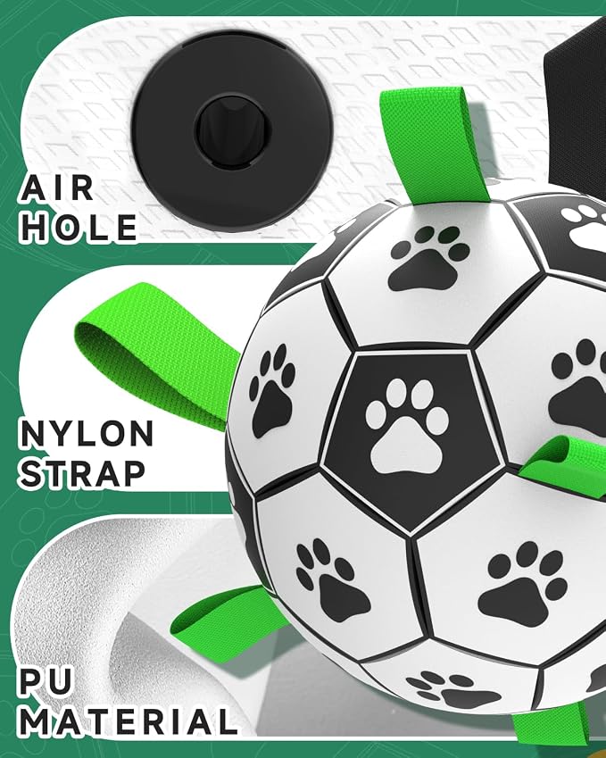 QDAN 10 Inch Gaint Dog Soccer Ball - Image 5