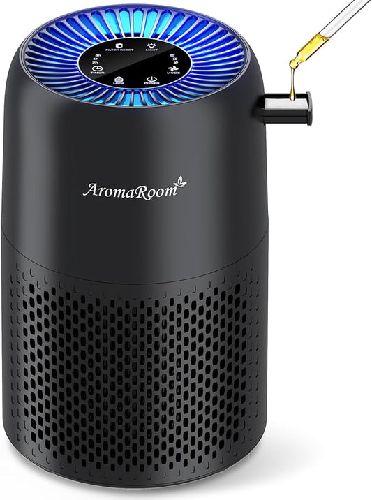 Air Purifiers for Home Bedroom, AromaRoom H13 HEPA Air Purifier Filter for by AromaRoom