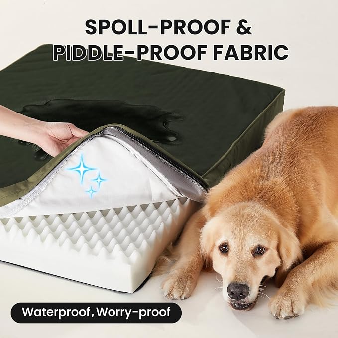 OhGeni Orthopedic Waterproof Dog Bed - Image 8