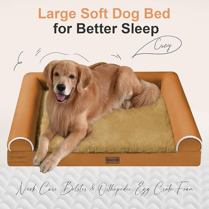 Large Dog Bed Orthopedic Washable: Beds Bolster XL Bed Big XLarge Dogs Egg - Image 2