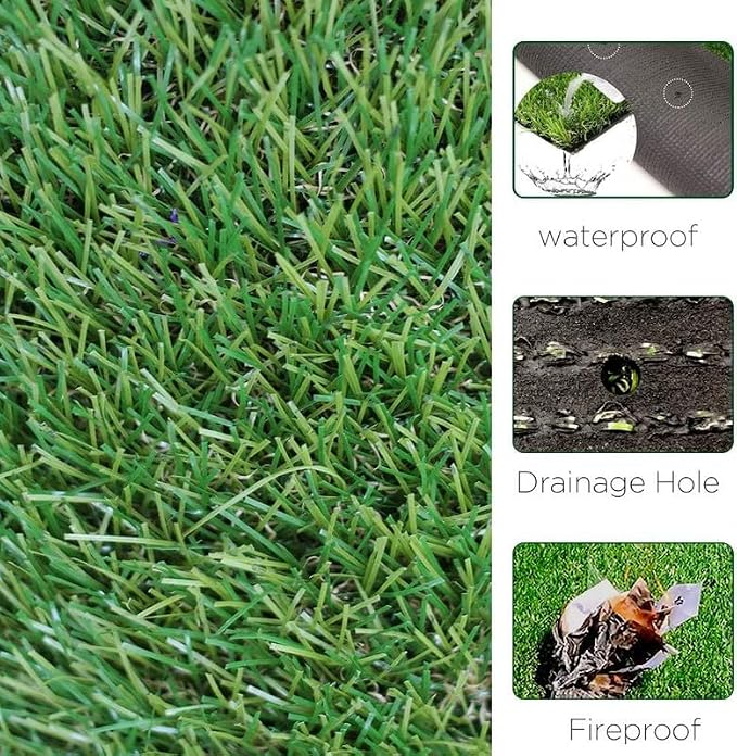 ALTRUISTIC Artificial Grass 2FTX70FT, Realistic Fake Grass Deluxe Turf - Image 4