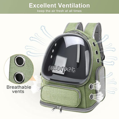 Cat Backpack Carrier, Breathable Cat Carrier Large Space Bubble Pet Backpack - Image 2