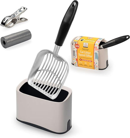 Heavy Duty Full Metal Cat Litter Scoop by MessMatter