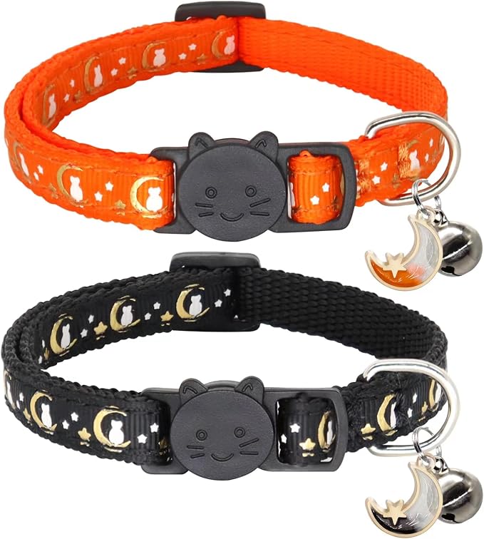 2 Pack Breakaway Cat Collar by Giecooh