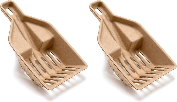Kitty Sift FiberScoop Disposable Litter Scoop, Plastic-Free & Sustainable by KittySift