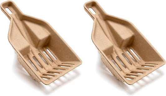 Kitty Sift FiberScoop Disposable Litter Scoop, Plastic-Free & Sustainable by KittySift