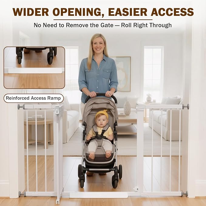 Mumeasy 29.7–51 Inch Extra Wide Baby Gate - Image 5
