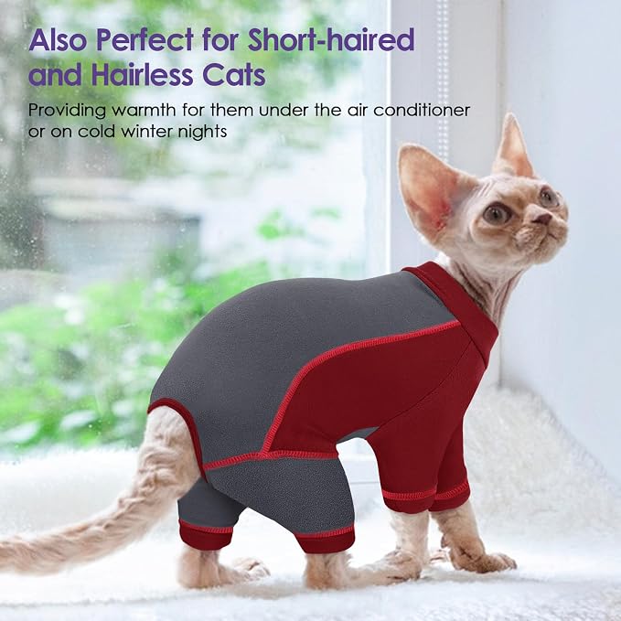 SUNFURA Hair Sticky Cat Clothes, Cat Sweater - Image 7