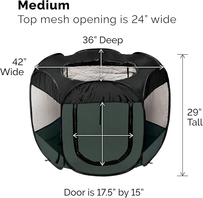 Furhaven Portable Dog Playpen Cat Tent, Pet playground, Kennel foldable indoor - Image 2