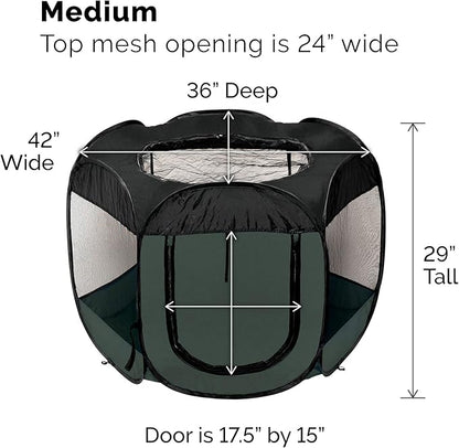 Furhaven Portable Dog Playpen Cat Tent, Pet playground, Kennel foldable indoor - Image 2