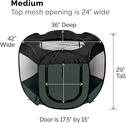 Furhaven Portable Dog Playpen Cat Tent, Pet playground, Kennel foldable indoor - Image 2