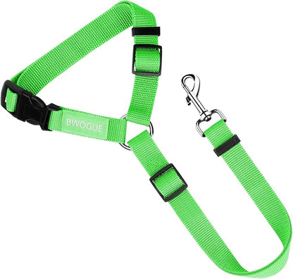 BWOGUE Pet Dog Cat Seat Belts, Car Headrest Restraint Adjustable Safety Leads - Image 2