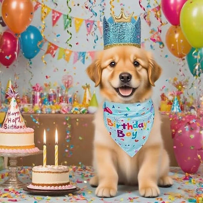 Happy Birthday Dog Party Supplies Kit - Image 3