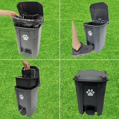 Dog Poop Trash Can Outside 20L - Image 5