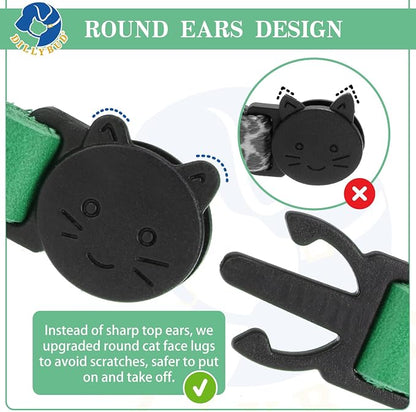 Leather Personalized Breakaway Cat Collar - Image 5