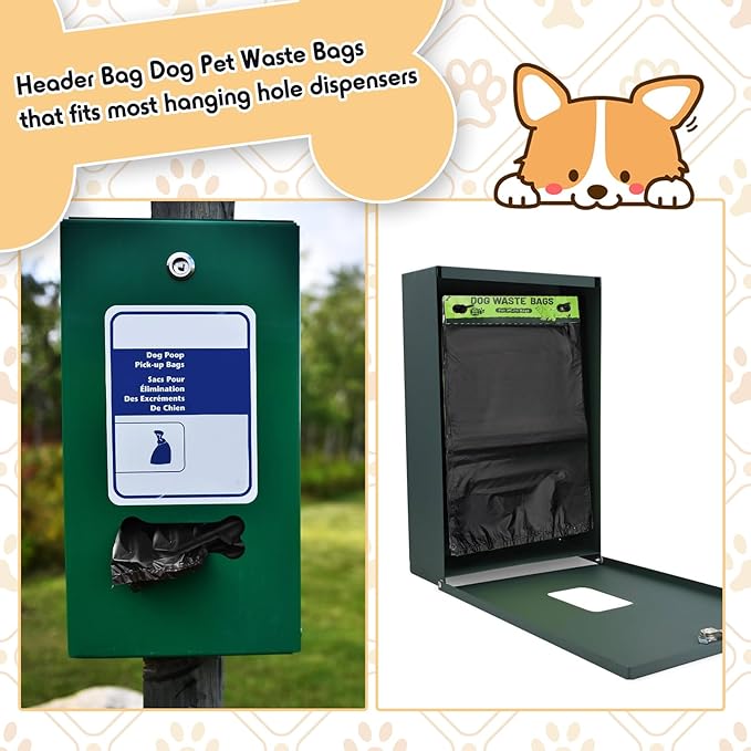 Ireer 5000 Pcs 50 Counts 5000 Pcs Header Bag Bulk Dog Pet Waste Bags Poop Easy - Image 5
