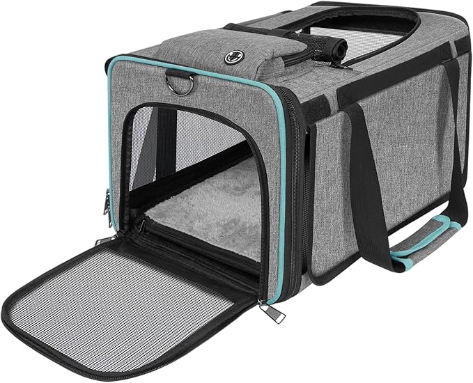Soft-Sided Pet Carrier for Air Travel 18x11x11 Inch by GAPZER